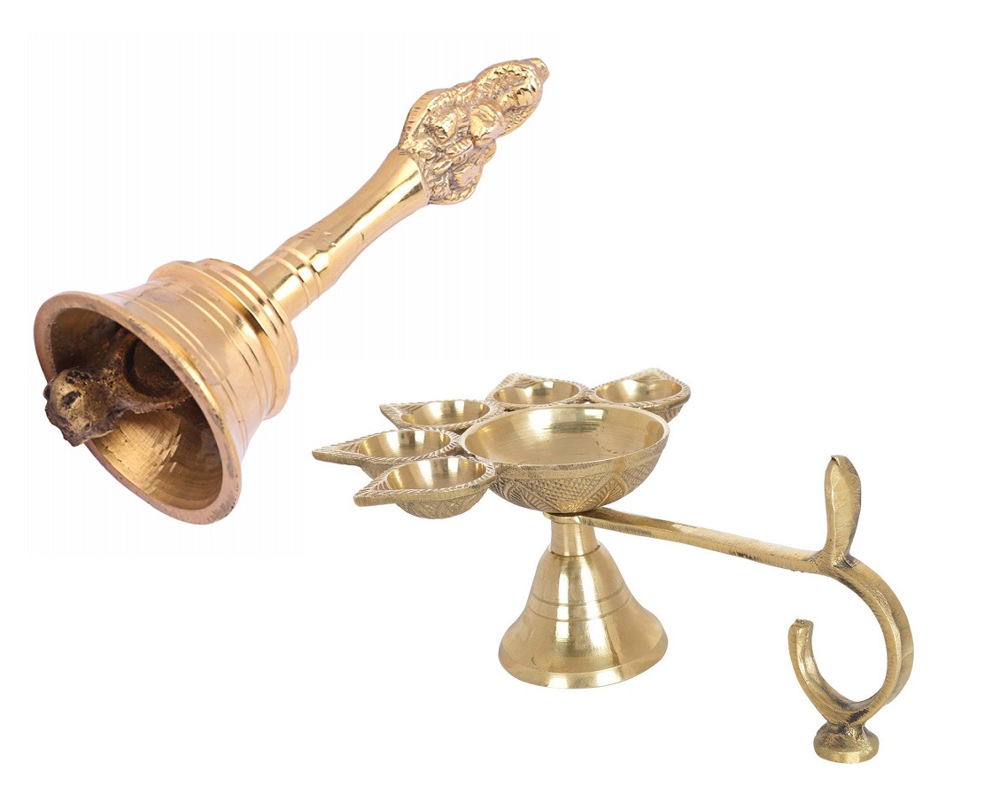 Puja Panch Aarti & Nagpari Puja Bell